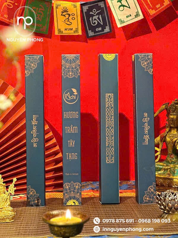 Hộp giấy đựng nhang bảo quản sản phẩm hiệu quả